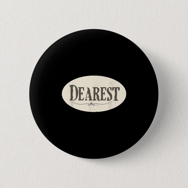 Badge Rond 5 Cm Costume de très chère drôle (Devant)