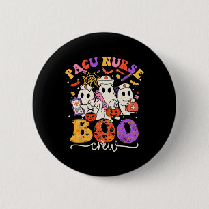 Badge Rond 5 Cm Costume d'équipage Boo Drôle Nourriture Fantôme Ha