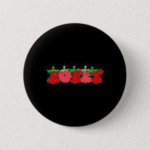 Badge Rond 5 Cm Costume d'Halloween à la pavot à la fraise aux fru