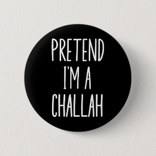Badge Rond 5 Cm Costume d'Halloween facile Hanoukka Challah