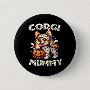 Badge Rond 5 Cm Costume d'Halloween mignon Corgi gallois Amoureux 