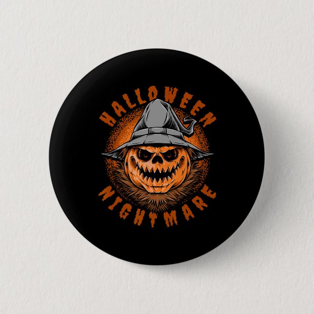 Badge Rond 5 Cm Costume d'Halloween nocturne (Devant)