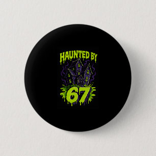 Badge Rond 5 Cm Costume d'Halloween pour parents de 67 Meme Brain 