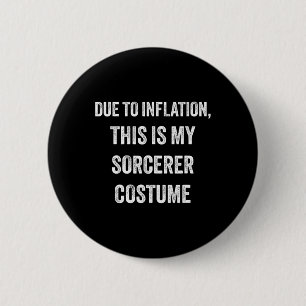 Badge Rond 5 Cm Costume d'Halloween sorcier