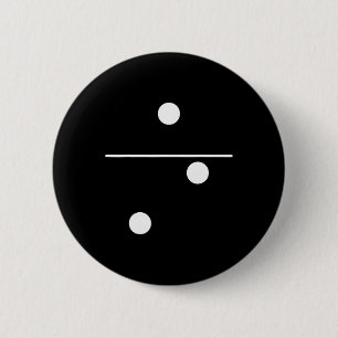 Badge Rond 5 Cm Costume Domino 1 2 Correspondant Famille Facile Gr