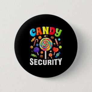 Badge Rond 5 Cm Costume drôle de sécurité de bonbons d'Halloween 