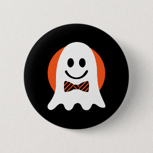 Badge Rond 5 Cm Costume Fantôme Halloween Visage Hommes Femmes Enf