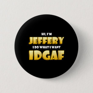 Badge Rond 5 Cm Costume féminin Jeffery Idgaf drôle mème Halloween