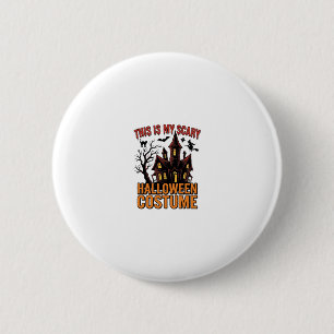 Badge Rond 5 Cm Costume Halloween effrayant Maison hantée Vintage 