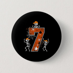 Badge Rond 5 Cm Costume Hugvyn Six Seven Mème 6 7 Halloween Danse