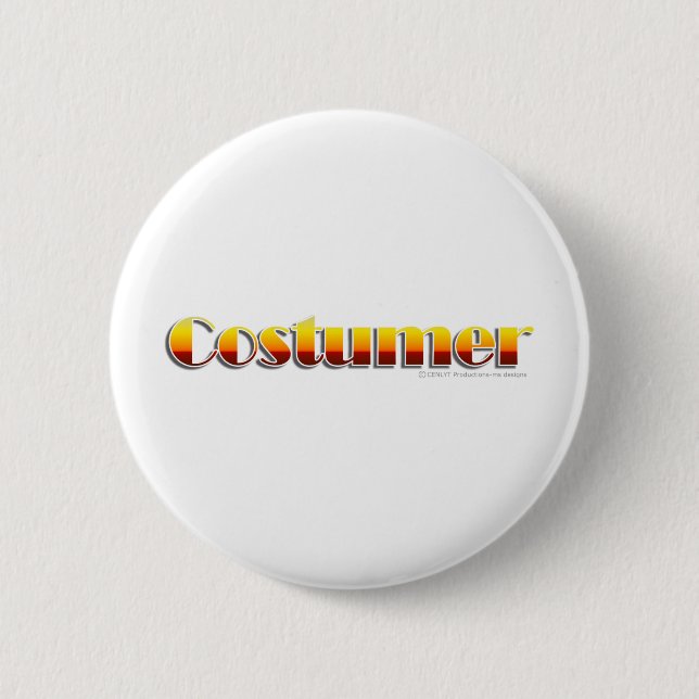 Badge Rond 5 Cm Costume (texte seulement) (Devant)