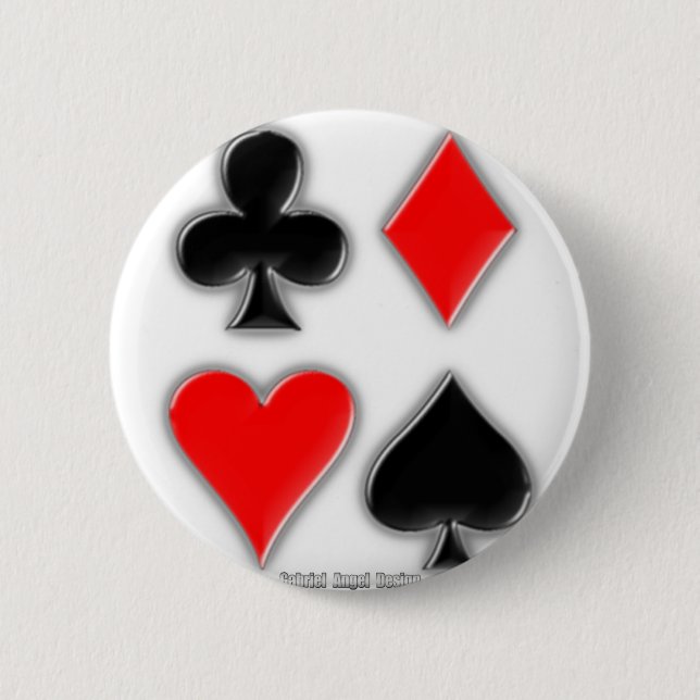 Badge Rond 5 Cm Costumes de carte (Devant)