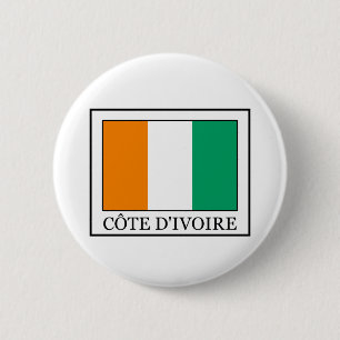 Badge Rond 5 Cm Côte d'Ivoire
