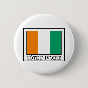 Badge Rond 5 Cm Côte d'Ivoire