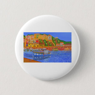 Badge Rond 5 Cm Côte grecque