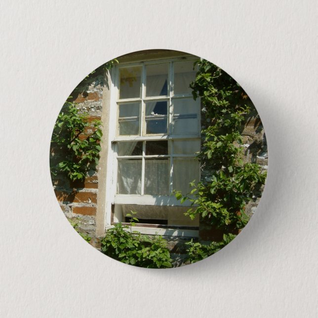 Badge Rond 5 Cm Cottage anglais I Charming (Devant)