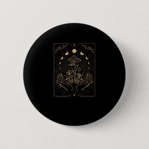 Badge Rond 5 Cm Cottagecore Esthétique Champignon Goblincore Fungi