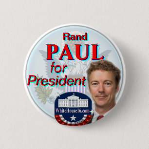 Badge Rond 5 Cm Couche-point Paul pour le bouton du Président