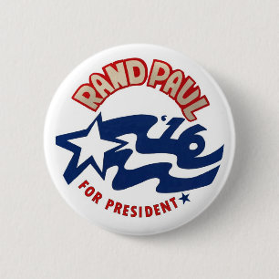 Badge Rond 5 Cm Couche-point Paul pour le président 2016