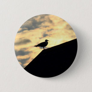 Badge Rond 5 Cm Coucher de soleil de Sea Gull