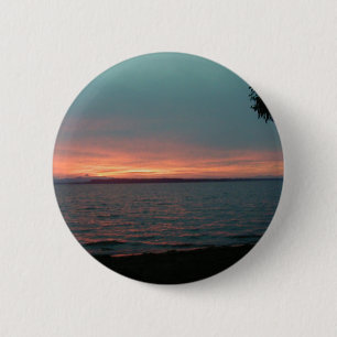 Badge Rond 5 Cm Coucher du soleil