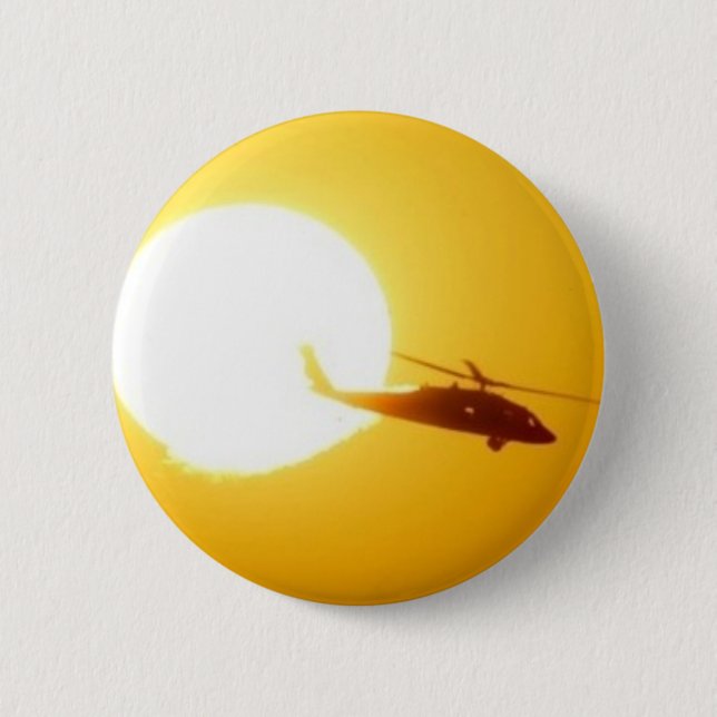 BADGE ROND 5 CM COUCHER DU SOLEIL DE BLACKHAWK (Devant)