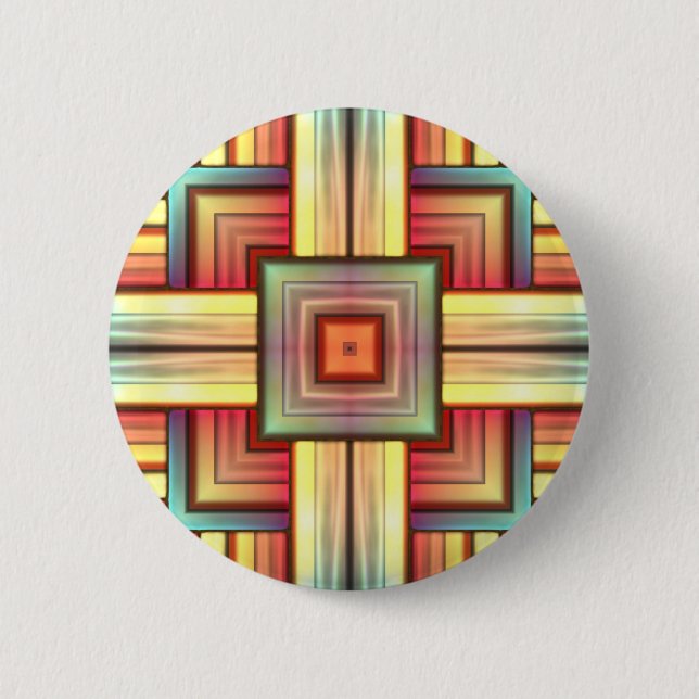 Badge Rond 5 Cm Coucher du soleil de sud-ouest (Devant)