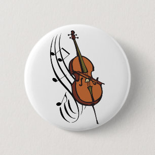 Badge Rond 5 Cm Coucou et musique