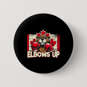 Badge Rond 5 Cm Coudes Haut Canada Taxes canadiennes Beaver B