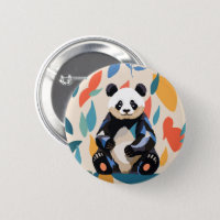 Couleur assis Panda Ours Matisse Inspiré