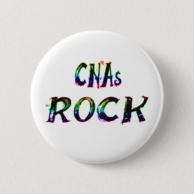 Badge Rond 5 Cm COULEUR de ROCHE de CNAs (Devant)