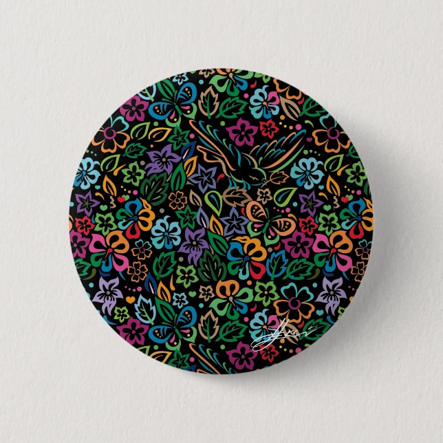 Badge Rond 5 Cm Couleur de vie (Devant)
