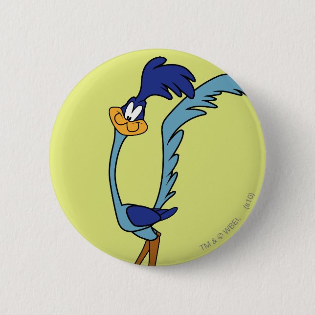 Badge Rond 5 Cm Couleur ROAD RUNNER™ (Devant)