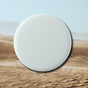 Badge Rond 5 Cm Couleur solide blanche givrée Classique Élégan
