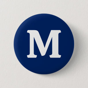 Badge Rond 5 Cm Couleur solide bleue royale