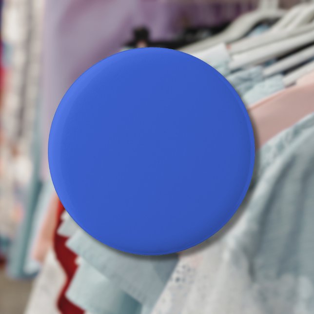Badge Rond 5 Cm Couleur solide bleue royale | Classique | Élégant (Créateur téléchargé)