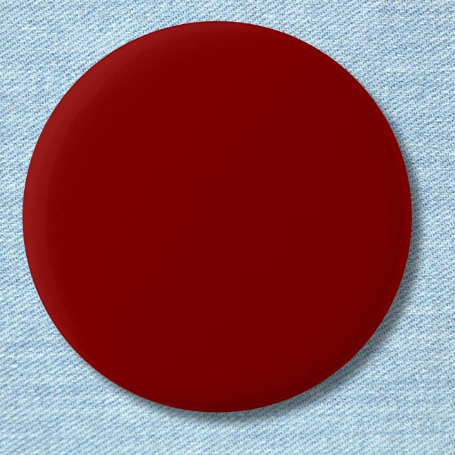 Badge Rond 5 Cm Couleur solide Velours rouge | Classique | Élégant (Créateur téléchargé)
