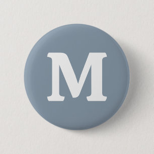 Badge Rond 5 Cm Couleur uni bleu foncé