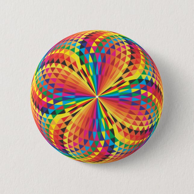 Badge Rond 5 Cm Couleurs arabes (Devant)