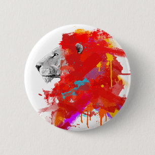 Badge Rond 5 Cm Couleurs du courage