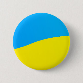 Badge Rond 5 Cm Couleurs du drapeau de l'Ukraine
