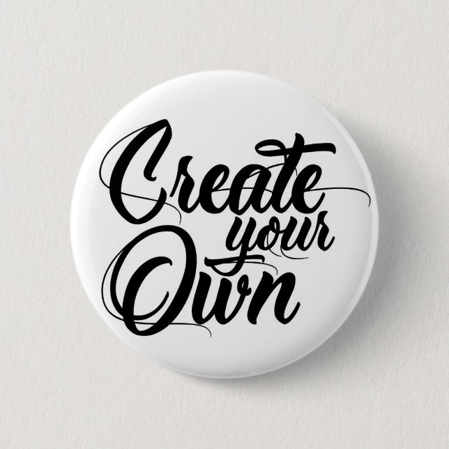 Badge Rond 5 Cm Couleurs Grunge - Rose & Vert (Devant)