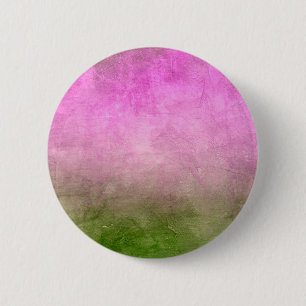 Badge Rond 5 Cm Couleurs Grunge - Rose & Vert