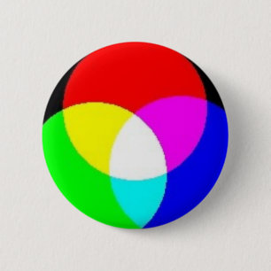BADGE ROND 5 CM COULEURS PRIMAIRES