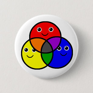 Badge Rond 5 Cm Couleurs principales