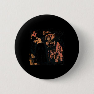Badge Rond 5 Cm Coupe Chute Vache Fantôme Retro Saison Éffrayante