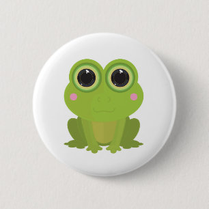 Badge Rond 5 Cm Coupe de grenouille