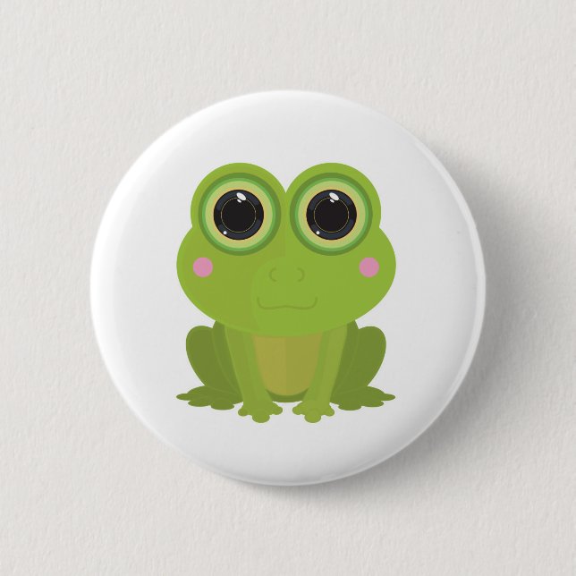 Badge Rond 5 Cm Coupe de grenouille (Devant)