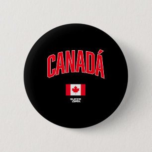 Badge Rond 5 Cm Coupe du Monde des Supporters de Football Canada 2