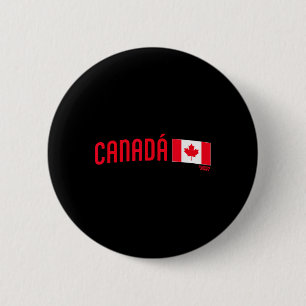 Badge Rond 5 Cm Coupe du Monde des Supporters de Football Canada 2